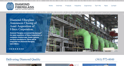 Desktop Screenshot of diamondfiberglass.com